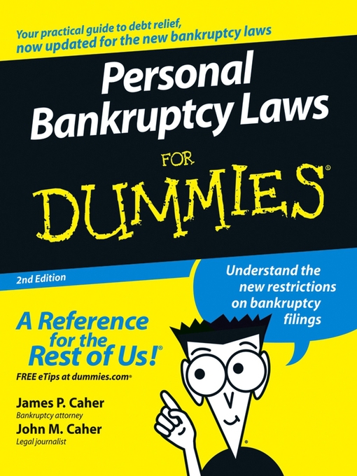 Title details for Personal Bankruptcy Laws For Dummies by James P. Caher - Wait list